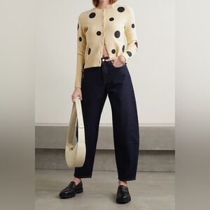 NWT $598 Tory Burch Polka Dot Cardigan Sweater